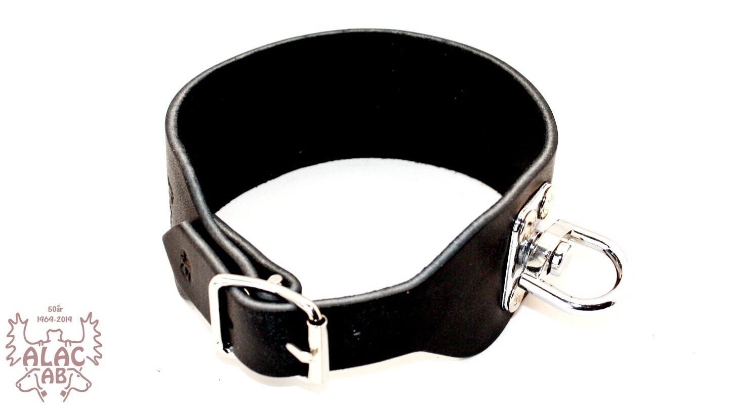 Spårningshalsband svart med lekare 