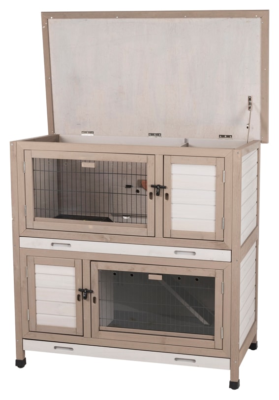 Utomhusbur Isolerad 2-våningar 116cm - 2