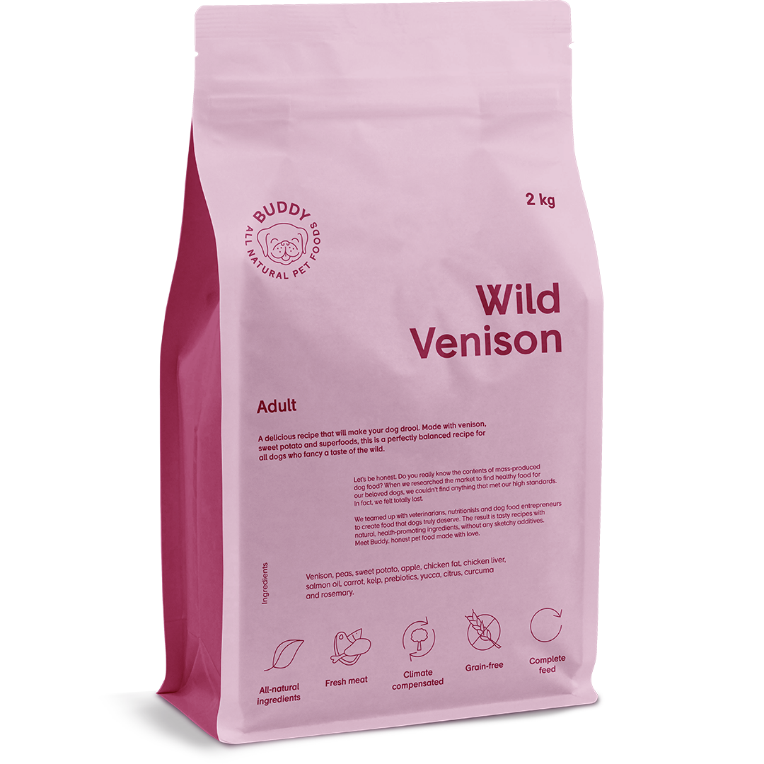 Buddy petfoods wild venison 2kg