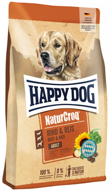 Happy Dog Naturcroq nöt & ris 11kg