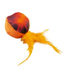 Boll med fjädrar