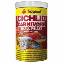 Tropical Cichlid Carnivore Small Pellet 1000ml