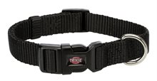 Halsband nylon svart - flera storlekar