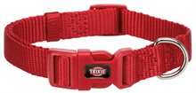 Halsband nylon röd - flera storlekar