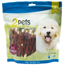 2pets Tuggpinnar m ankfilé 12cm 30-pack 