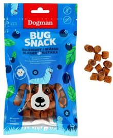 Dogman Bug Snack blueberry 80g