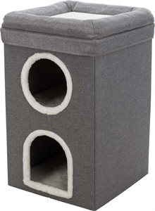 Klösmöbel Cat Tower Saul grå 36xh64x39cm