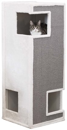 Klösmöbel Cat Tower Gerardo 100cm vit/grå