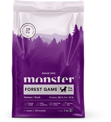 Monster GF Forest Game (Hjortkött) 12kg