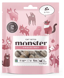 Monster Cat Treats Beef Bites 50g