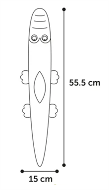 Plysch Krokodil 55cm