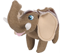 Elefant i textilmix 30cm