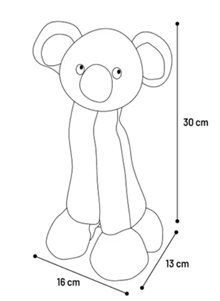 Koala med långa ben