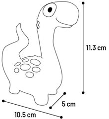 Latex Puga Dinosaur 11,3cm