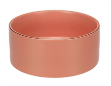 Keramikskål Rosa Med Guldkant 1200ml
