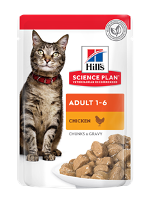 Hill's katt adult chicken, beef & ocean fish 12x85g