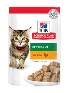 Hill's katt kitten chicken & turkey 12x85g