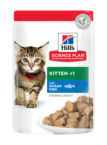 Hill's katt kitten chicken & ocean fish 12x85g