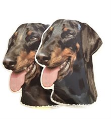 Dekal Hund medium 2-pack