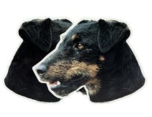 Dekal Hund medium 2-pack