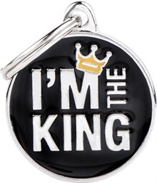 ID-bricka Charms  "I´m the King" M