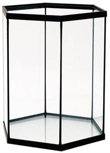 Akvarium 6-kant 69L 38x55cm