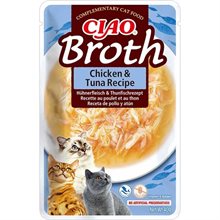 Ciao Chickenbroth w chicken/tuna 50g
