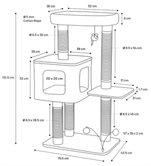 Klösmöbel Fati 110cm