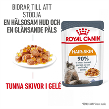 Royal Canin Våtfoder Hair&Skin i gelé 12x85g