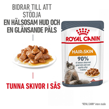 Royal Canin Våtfoder Hair&Skin i sås 12x85g