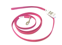 Nylonkoppel cerise med reflex 10mm/190cm