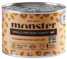 Monster Katt Våtfoder Turkey 200g