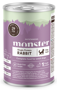 Monster Våt Single Protein Rabbit 400g