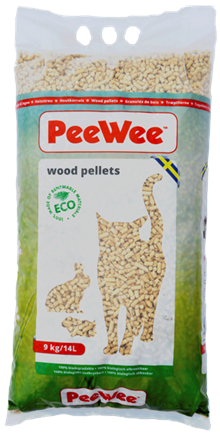 Peewee Träpellets 14 liter