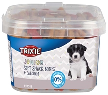 Hundgodis Junior soft snacks bones med kalcium 140g