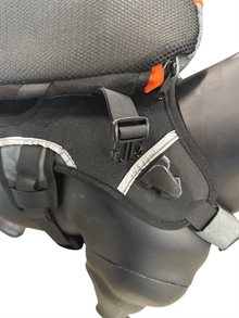 Klövjeväska orange/grå/svart - flera storlekar