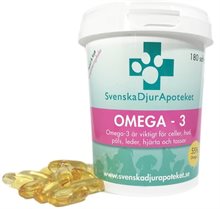 Svenska Djurapoteket Omega-3 180st kapslar