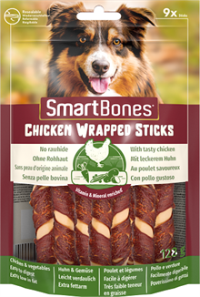 Smartbones Sticks w.wrapped chicken  minis 9-p