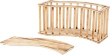 Wave Höhäck med lock 37x19cm Flamberat trä