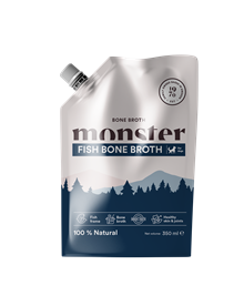 Monster Dog Bone Broth Fish 350ml