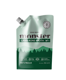 Monster Dog Bone Broth Lamb 350ml