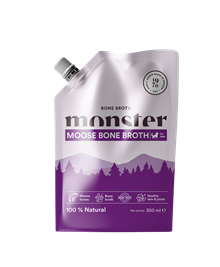 Monster Dog Bone Broth Moose 350ml