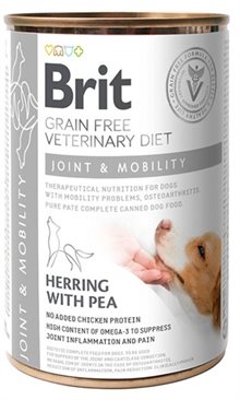 Brit Dog Vet Joint & Mobility 6st x 400g Våtfoder