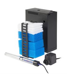 Element akvarium 180L inkl bänk Svart