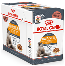 Royal Canin Våtfoder Hair&Skin i sås 12x85g