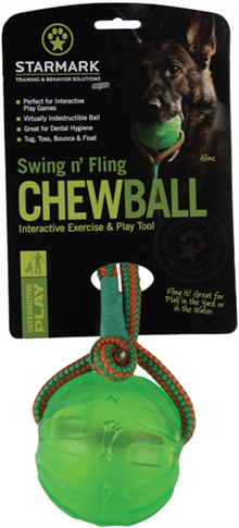 Chew Ball on rope Medium