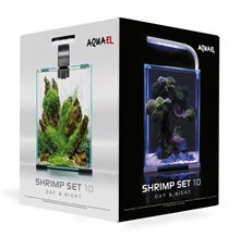 AquaEL Shrimp Set Day&Night 10L Svart