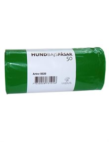 Bajspåse grön 50-pack utan handtag