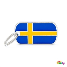 ID-bricka Flagga Sverige