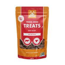 Mush Treats Frystorkad Nöthjärta 50g